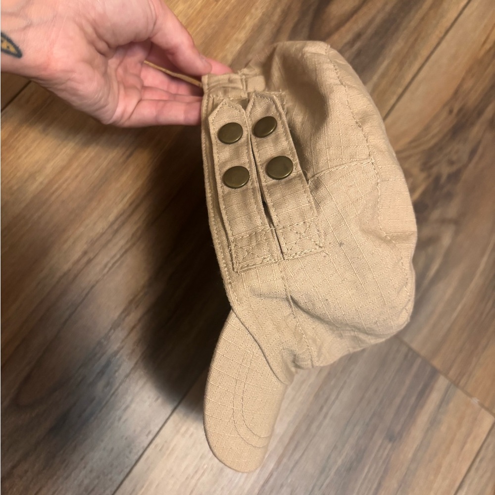 Tan conductor hat industrial